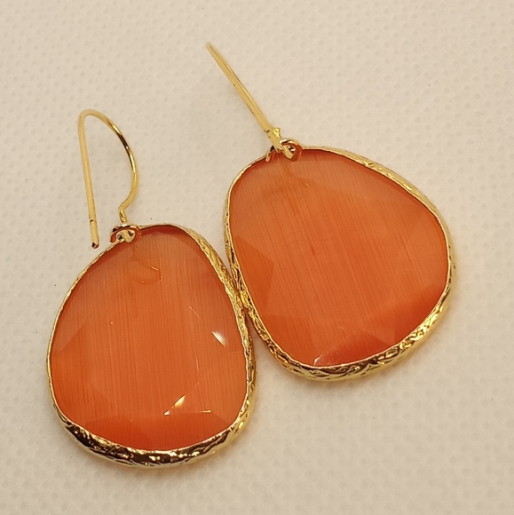 Jewelry Orange Dangle Earrings Poshmark